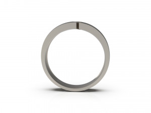 woman band wedding ring 65 Modello di stampa 3D
