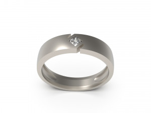woman band wedding ring 65 Modello di stampa 3D