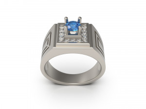 man signet ring 16 Modelo de Impressão 3D