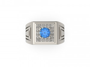 man signet ring 16 Modelo de Impressão 3D