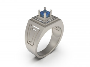 man signet ring 16 Modelo de Impressão 3D