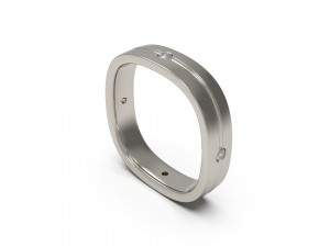 woman band ring 66 Modelo de impresión 3D