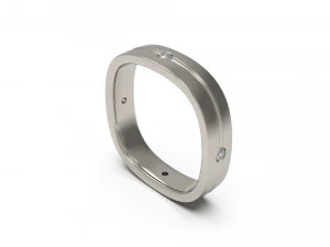 woman band ring 66 3D Print Model