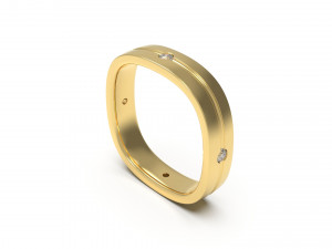 woman band ring 66 Model Cetak 3D