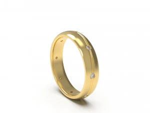 woman band ring 67 3D Print Model