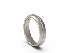 woman band ring 67 3D Print Model