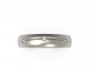 woman band ring 67 Model Cetak 3D
