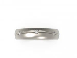 woman band ring 67 3D Print Model