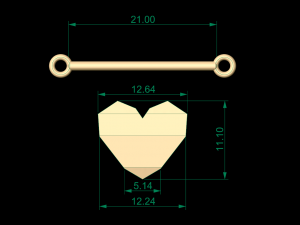 pendant 38 3Dプリントモデル