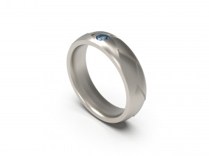 woman band ring 69 3D Print Model