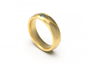 woman band ring 69 3D printmodel