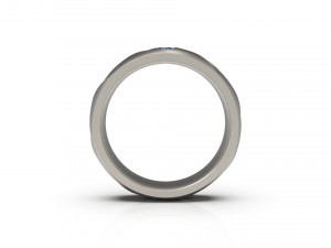 woman band ring 69 3D printmodel