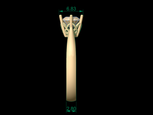 woman solitaire ring 75 Modello di stampa 3D