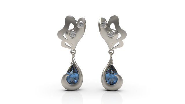 earring 27 3D प्रिंट मॉडल .c4d .max .obj .3ds .fbx .stl .blend 