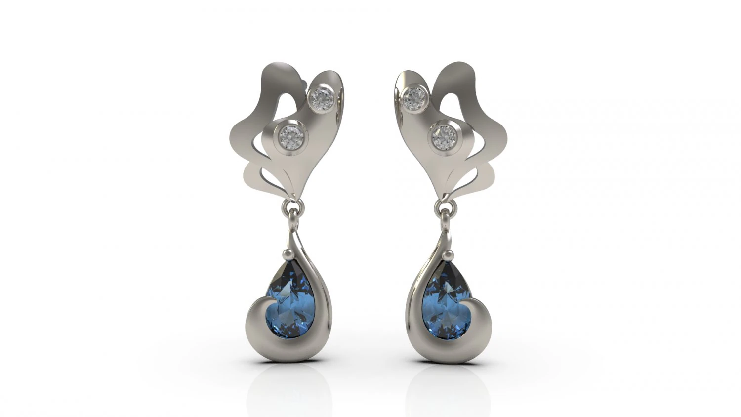 earring 27 3D Print Model .c4d .max .obj .3ds .fbx .stl .blend 