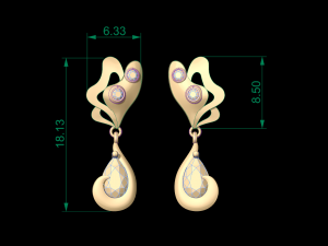 earring 27 3D प्रिंट मॉडल