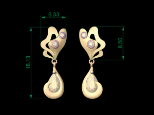 earring 27 3D Print Model