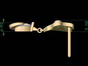 earring 27 3D Print Model