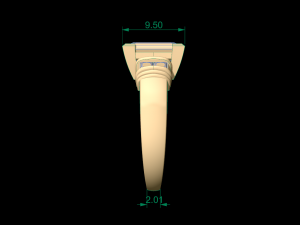 woman solitaire ring 79 3Dプリントモデル