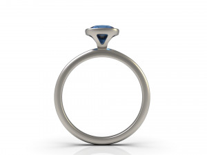woman solitaire ring 81 3D Print Model