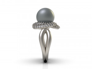woman solitaire ring 83 3D Baskı Modeli