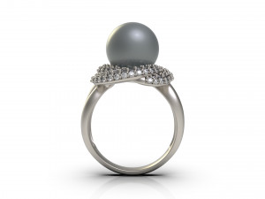 woman solitaire ring 83 3D Baskı Modeli