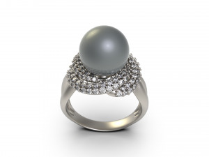 woman solitaire ring 83 3D Baskı Modeli
