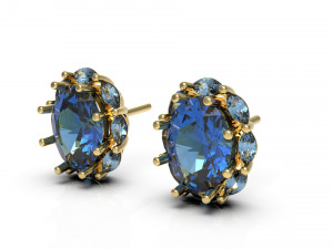 earring 28 Modèles 3D en vedette