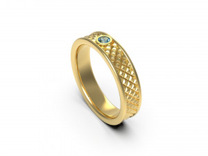 man band ring 17 3D Baskı Modeli