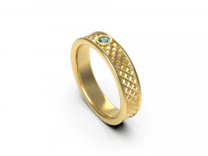 man band ring 17 3D Print Model
