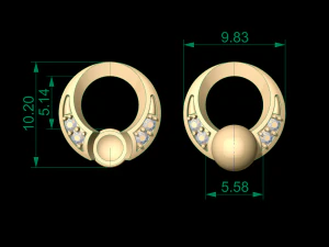 earring 29 3D Print Model
