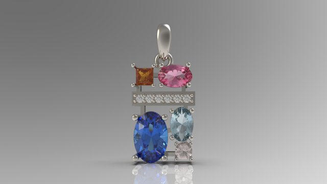 pendant 54 Modello di stampa 3D .c4d .max .obj .3ds .fbx .stl .blend 
