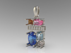 pendant 54 Modello di stampa 3D