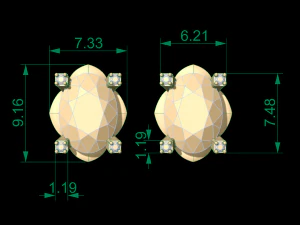 earring 36 3D Print Model