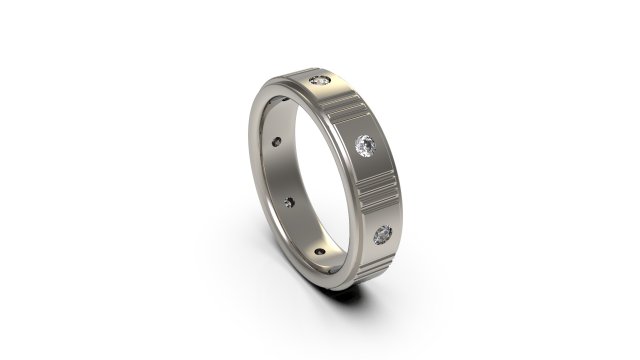 man band ring 18 3D Baskı Modeli .c4d .max .obj .3ds .fbx .stl .blend 