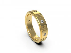 man band ring 18 3D Print Model