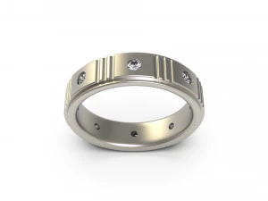 man band ring 18 3D Print Model