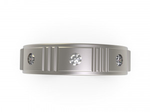 man band ring 18 3D Baskı Modeli