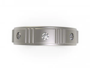 man band ring 18 3D Print Model