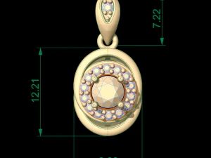 pendant 43 3D Print Model