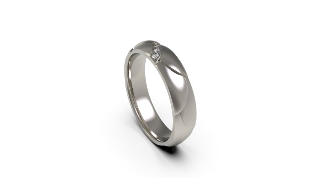 woman band ring 85 Modello di stampa 3D .c4d .max .obj .3ds .fbx .stl .blend 