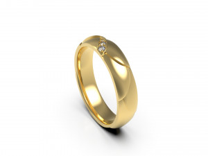 woman band ring 85 Modello di stampa 3D