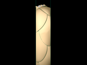 woman band ring 85 Modello di stampa 3D