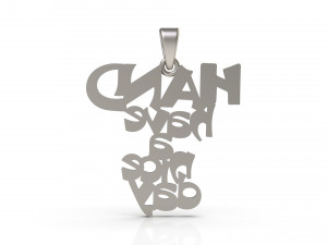 hand have a nice day pendant 46 3D-printmodel