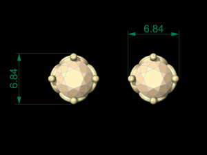 earring 30 Model do druku 3D