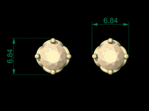 earring 30 3D Print Model