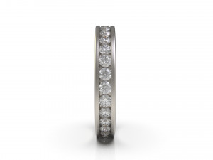 woman band ring 86 3D Принт Модель