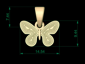 pingente 49 Modelo de Impressão 3D