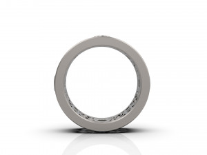 woman band ring 87 3D Druckmodell