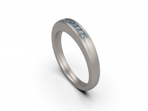 woman band ring 88 Model Cetak 3D